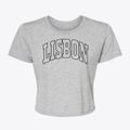 Lisbon Maine Trendy Block Women's Crop Top additional view 1