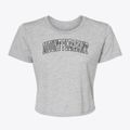 Mount Pleasant Iowa Trendy Block Women's Crop Top additional view 1
