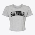 Savannah Tennessee Varsity Women's Crop Top additional view 1