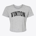 Vinton Iowa Varsity Women's Crop Top additional view 1