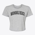 Waimanalo Beach Hawaii Varsity Women's Crop Top additional view 1