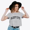 Sleepy Eye Minnesota Varsity Women's Crop Top additional view 2