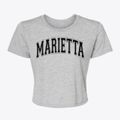 Marietta Pennsylvania Varsity Women's Crop Top additional view 1