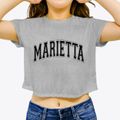 Marietta Pennsylvania Varsity Women's Crop Top additional view 3