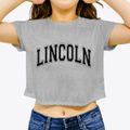 Lincoln New Hampshire Varsity Women's Crop Top additional view 3