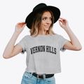 Vernon Hills Illinois Varsity Women's Crop Top additional view 2