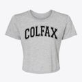 Colfax Illinois Varsity Women's Crop Top additional product view 1