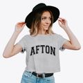 Afton Iowa Varsity Women's Crop Top additional view 2