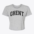 Ghent West Virginia Varsity Women's Crop Top additional view 1
