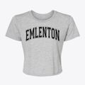 Emlenton Pennsylvania Varsity Women's Crop Top additional view 1