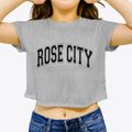 Rose City Texas Varsity Women's Crop Top additional view 3