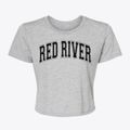 Red River New Mexico Varsity Women's Crop Top additional view 1