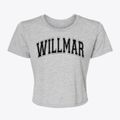 Willmar Minnesota Varsity Women's Crop Top additional product view 1