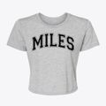 Miles Iowa Varsity Women's Crop Top additional view 1