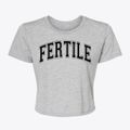 Fertile Iowa Varsity Women's Crop Top additional view 1