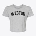 Weston Texas Varsity Women's Crop Top additional product view 1