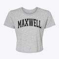 Maxwell Nebraska Varsity Women's Crop Top additional product view 1