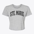 Ste. Marie Illinois Varsity Women's Crop Top additional view 1