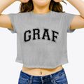 Graf Iowa Varsity Women's Crop Top additional view 3