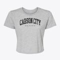 Carson City Nevada Urban Vibe Women's Crop Top additional view 1