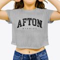 Afton Wyoming Urban Vibe Women's Crop Top additional view 3