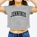 Jennings Louisiana Urban Vibe Women's Crop Top additional view 3