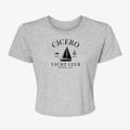 Cicero Indiana Yacht Club Women's Crop Top additional view 1