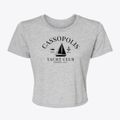 Cassopolis Michigan Yacht Club Women's Crop Top additional view 1