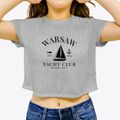 Warsaw Illinois Yacht Club Women's Crop Top additional view 3