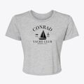 Conrad Iowa Yacht Club Women's Crop Top additional view 1