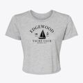 Edgewood Iowa Yacht Club Women's Crop Top additional view 1