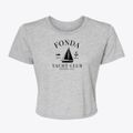 Fonda Iowa Yacht Club Women's Crop Top additional view 1