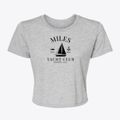 Miles Iowa Yacht Club Women's Crop Top additional view 1