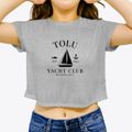 Tolu Kentucky Yacht Club Women's Crop Top additional view 3
