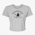 Haynesville Maine Yacht Club Women's Crop Top additional view 1