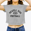 Newell Run Ohio Football Women's Crop Top additional view 3