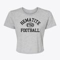 Hematite Tennessee Football Women's Crop Top additional view 1
