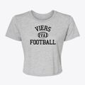 Viers Virginia Football Women's Crop Top additional view 1