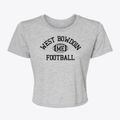 West Bowdoin Maine Football Women's Crop Top additional view 1