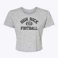 High Rock Virginia Football Women's Crop Top additional view 1