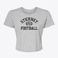 Stickney Pennsylvania Football Women's Crop Top additional view 1