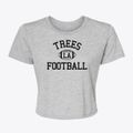 Trees Louisiana Football Women's Crop Top additional view 1