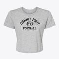 Chimney Point Vermont Football Women's Crop Top additional view 1