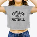Penllyn Pennsylvania Football Women's Crop Top additional view 3
