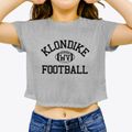 Klondike West Virginia Football Women's Crop Top additional view 3