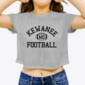 Kewanee Missouri Football Women's Crop Top additional view 3