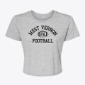 West Vernon Pennsylvania Football Women's Crop Top additional view 1