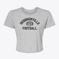 Hebbronville Texas Football Women's Crop Top additional view 1