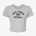 West Athens Maine Football Women's Crop Top additional view 1