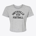 Smithville Texas Football Women's Crop Top additional view 1